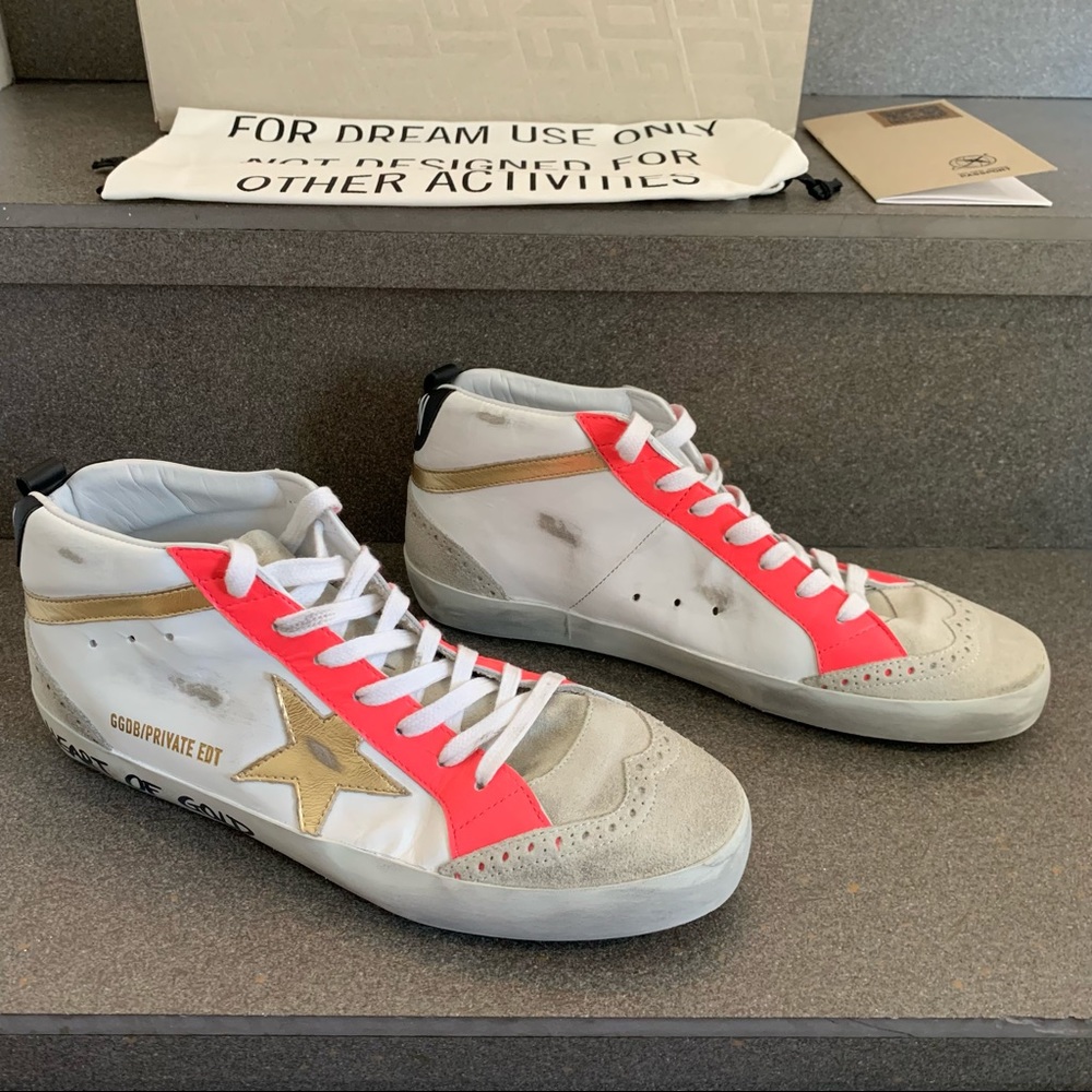 NIB GOLDEN GOOSE Mid Star Private Limited Edition Sneakers, Size 11US/ 41EU - Picture 9 of 17